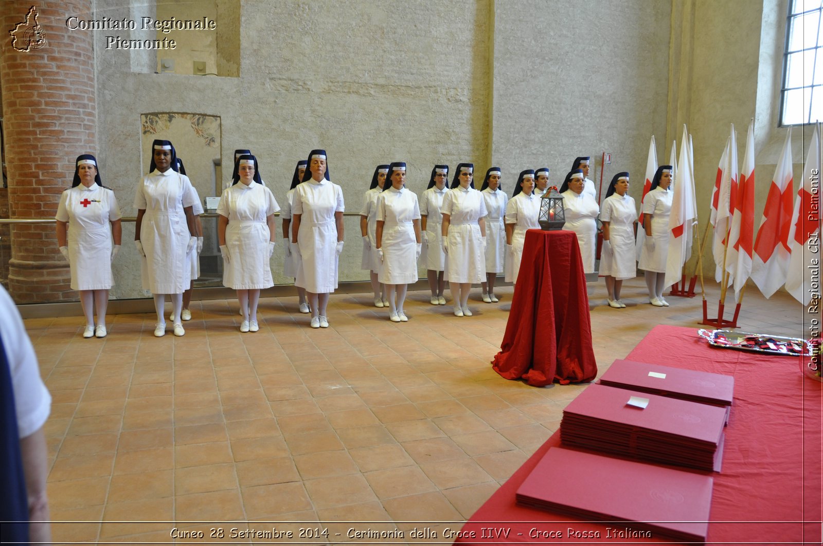 Cuneo 28 Settembre 2014 - Cerimonia della Croce IIVV - Croce Rossa Italiana- Comitato Regionale del Piemonte