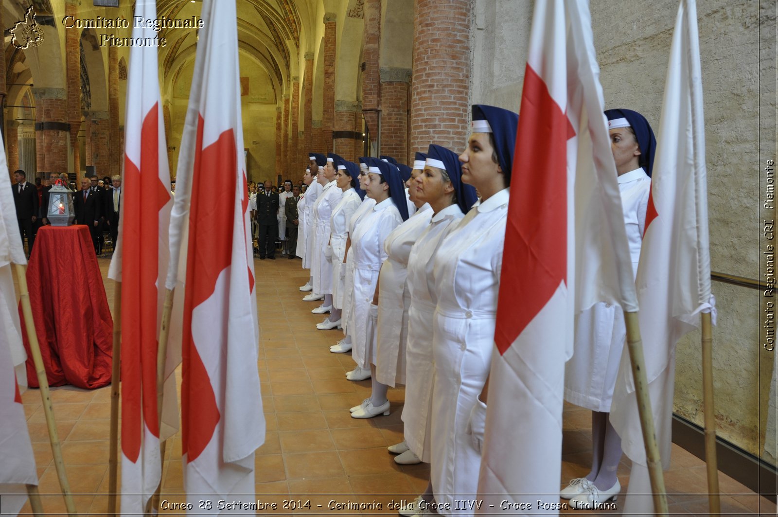 Cuneo 28 Settembre 2014 - Cerimonia della Croce IIVV - Croce Rossa Italiana- Comitato Regionale del Piemonte