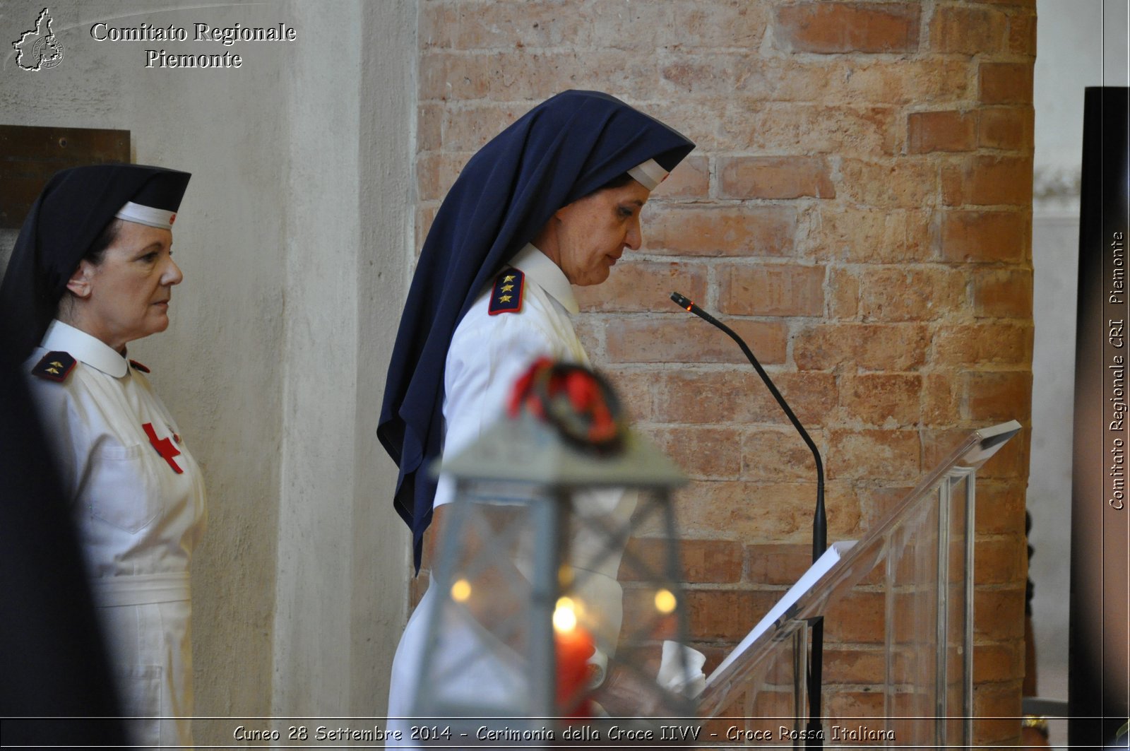 Cuneo 28 Settembre 2014 - Cerimonia della Croce IIVV - Croce Rossa Italiana- Comitato Regionale del Piemonte