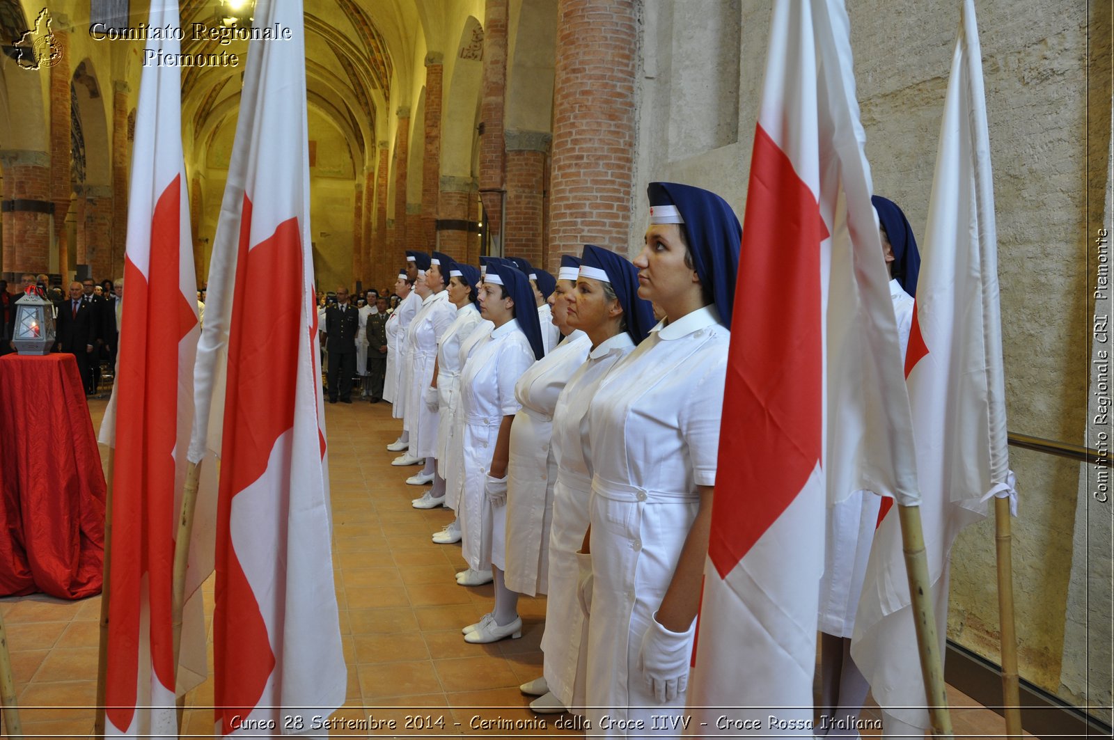 Cuneo 28 Settembre 2014 - Cerimonia della Croce IIVV - Croce Rossa Italiana- Comitato Regionale del Piemonte