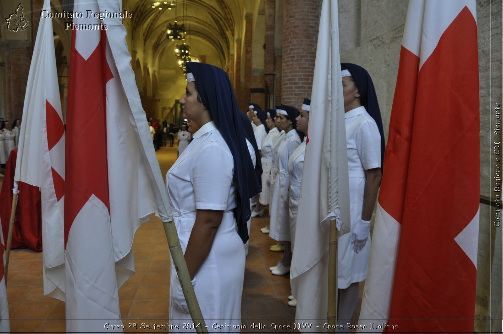 Cuneo 28 Settembre 2014 - Cerimonia della Croce IIVV - Croce Rossa Italiana- Comitato Regionale del Piemonte