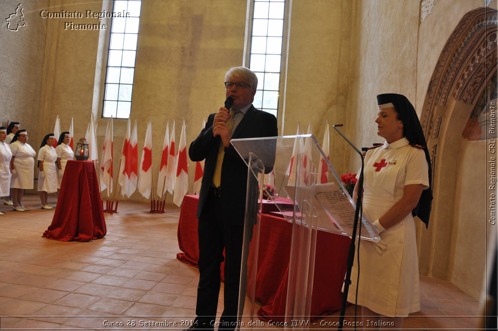 Cuneo 28 Settembre 2014 - Cerimonia della Croce IIVV - Croce Rossa Italiana- Comitato Regionale del Piemonte