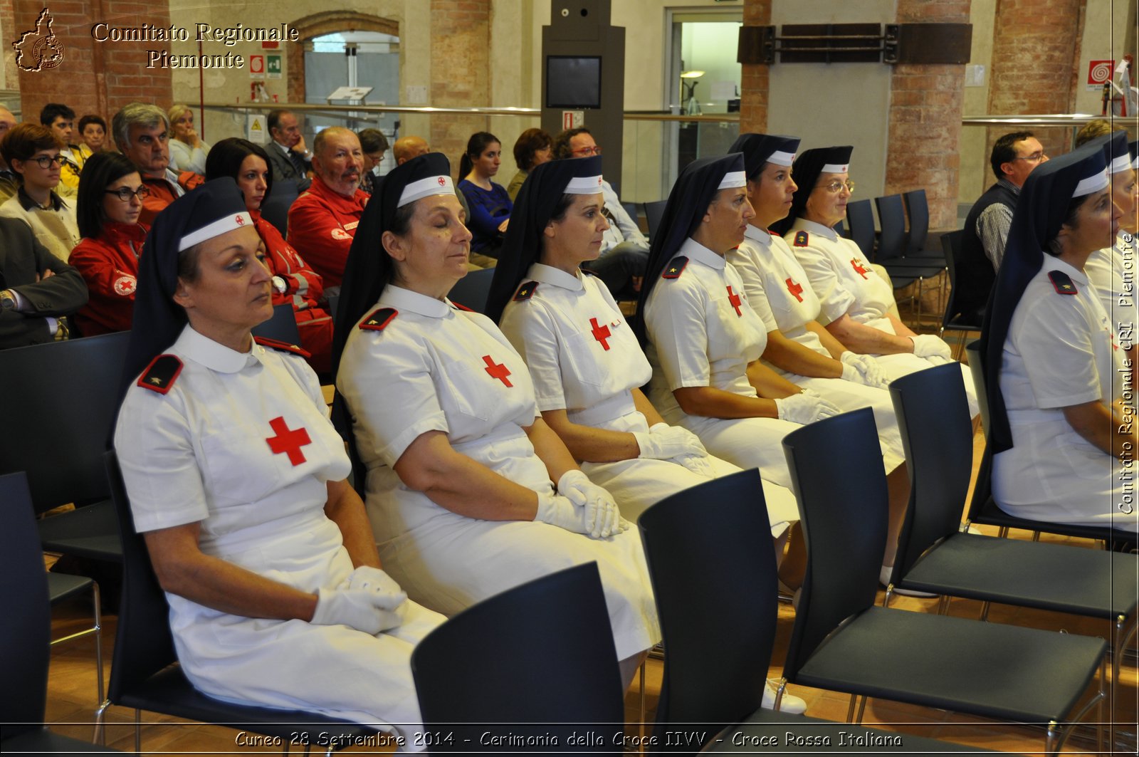 Cuneo 28 Settembre 2014 - Cerimonia della Croce IIVV - Croce Rossa Italiana- Comitato Regionale del Piemonte