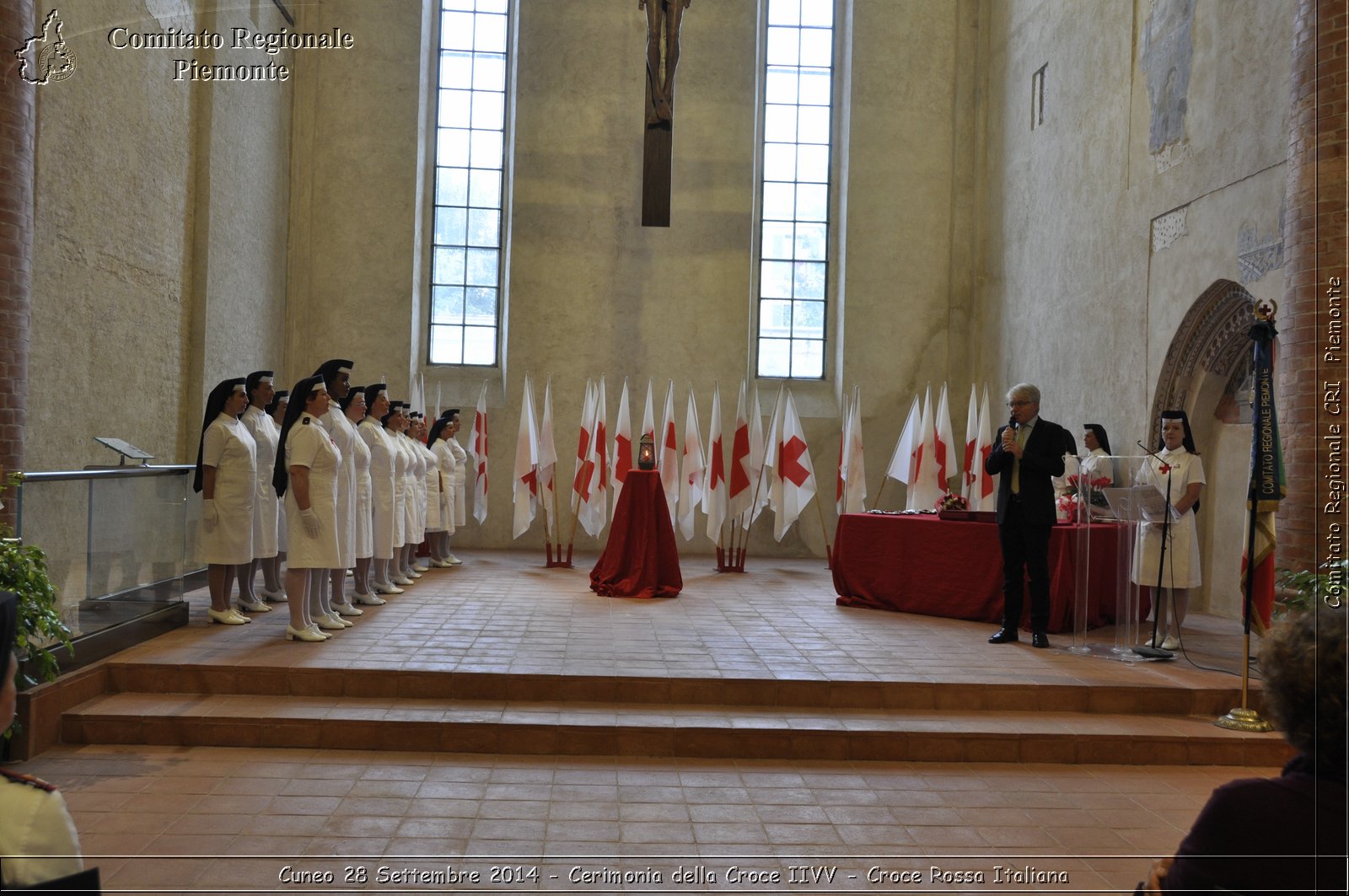 Cuneo 28 Settembre 2014 - Cerimonia della Croce IIVV - Croce Rossa Italiana- Comitato Regionale del Piemonte