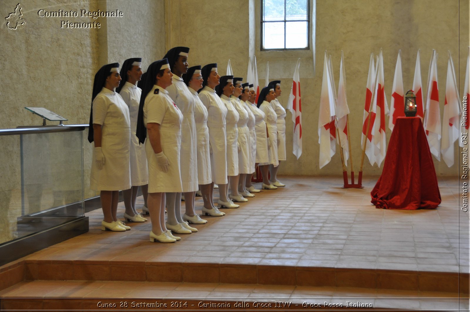 Cuneo 28 Settembre 2014 - Cerimonia della Croce IIVV - Croce Rossa Italiana- Comitato Regionale del Piemonte