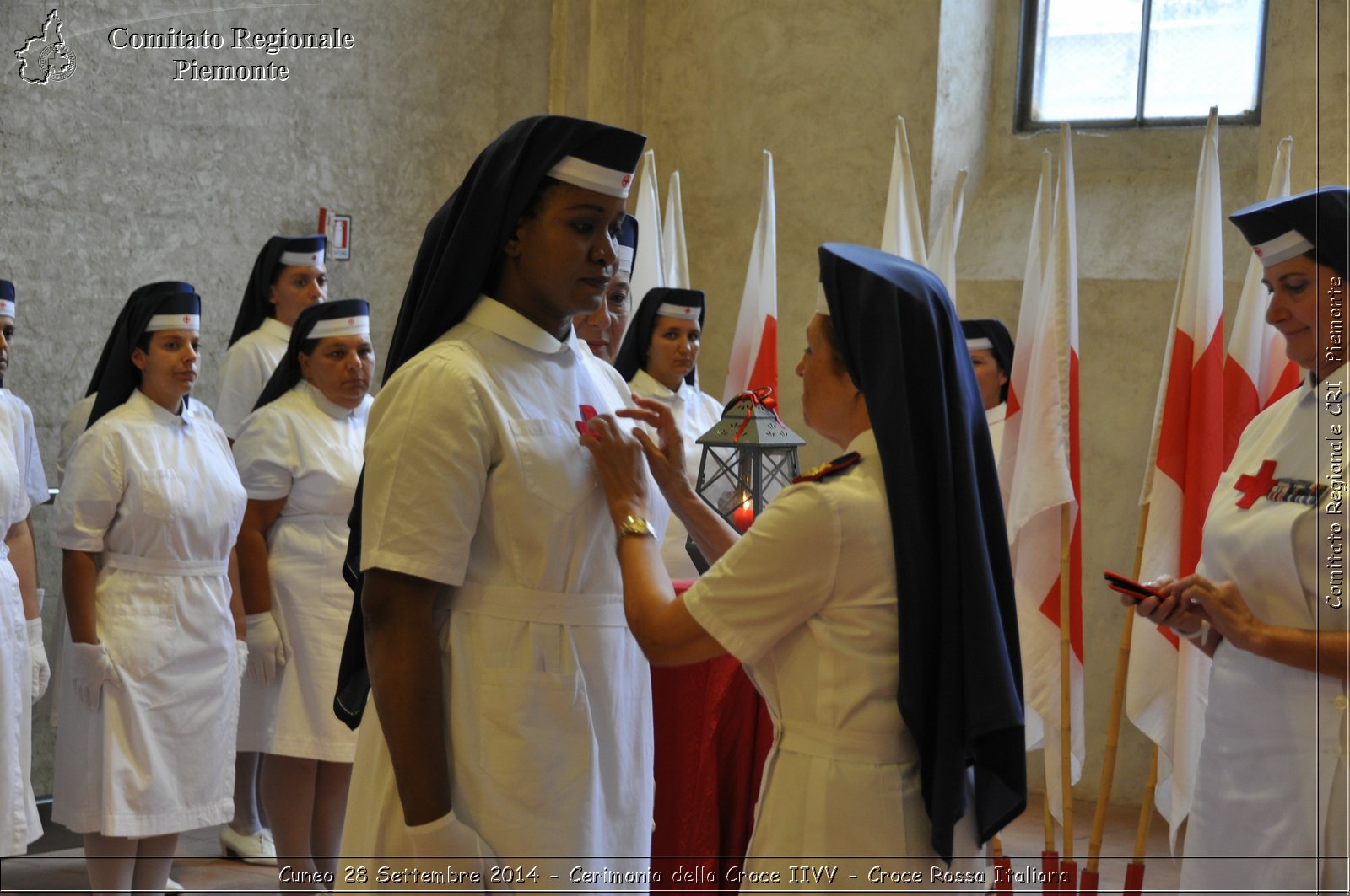 Cuneo 28 Settembre 2014 - Cerimonia della Croce IIVV - Croce Rossa Italiana- Comitato Regionale del Piemonte