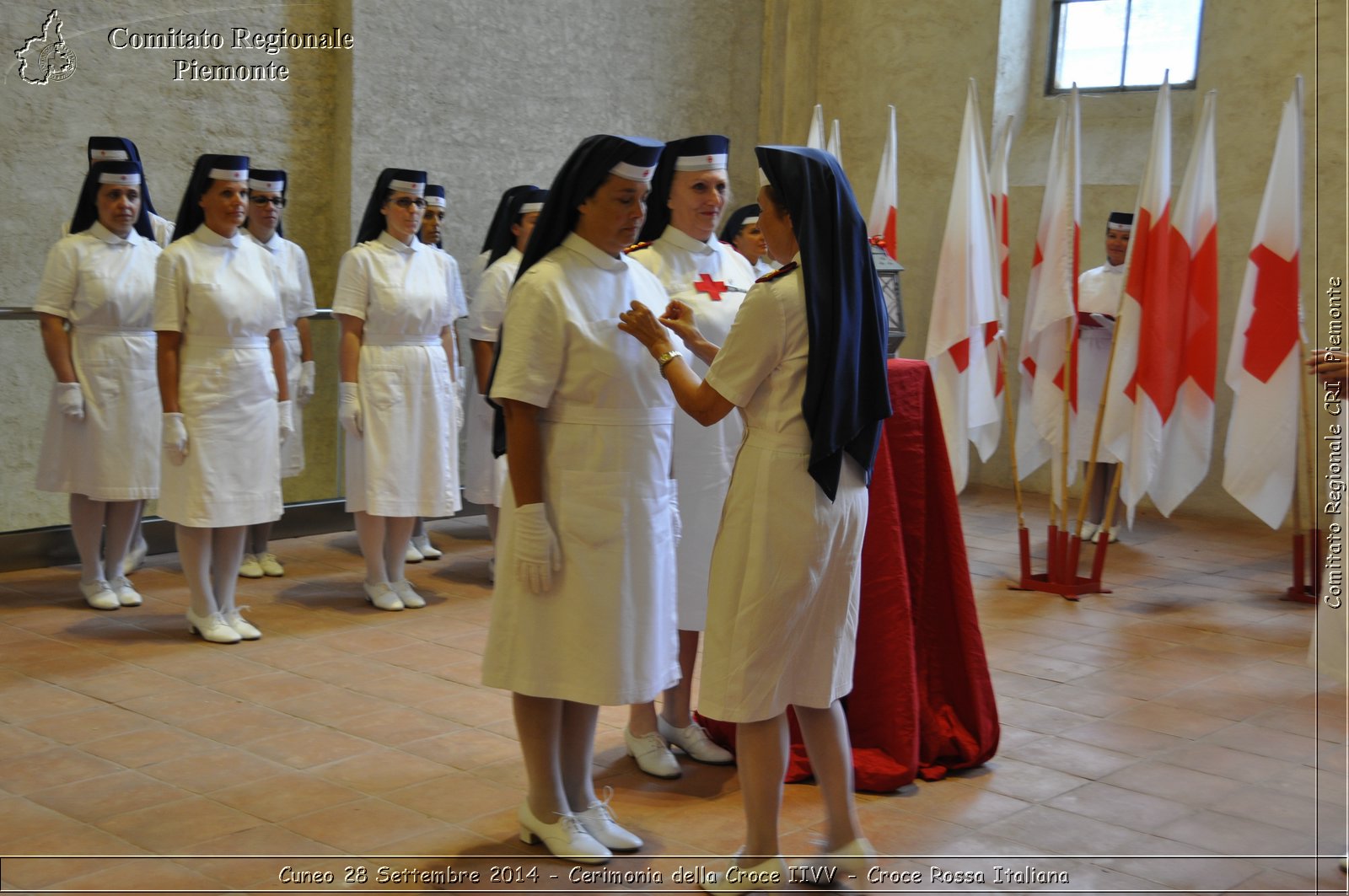 Cuneo 28 Settembre 2014 - Cerimonia della Croce IIVV - Croce Rossa Italiana- Comitato Regionale del Piemonte