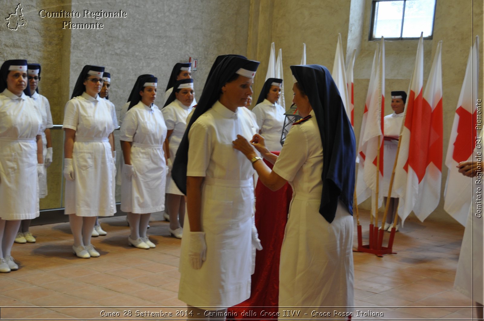 Cuneo 28 Settembre 2014 - Cerimonia della Croce IIVV - Croce Rossa Italiana- Comitato Regionale del Piemonte