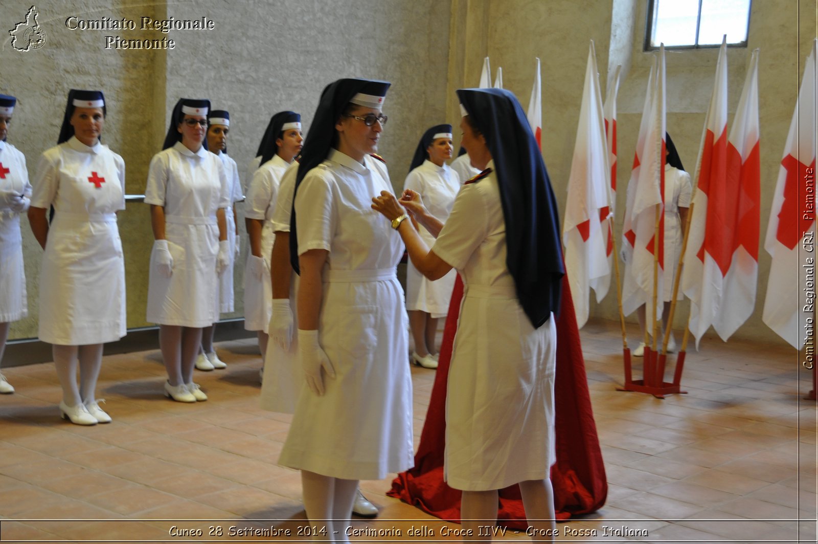 Cuneo 28 Settembre 2014 - Cerimonia della Croce IIVV - Croce Rossa Italiana- Comitato Regionale del Piemonte