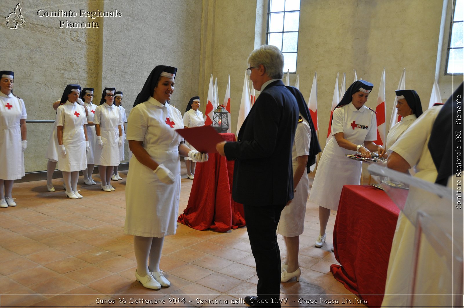 Cuneo 28 Settembre 2014 - Cerimonia della Croce IIVV - Croce Rossa Italiana- Comitato Regionale del Piemonte