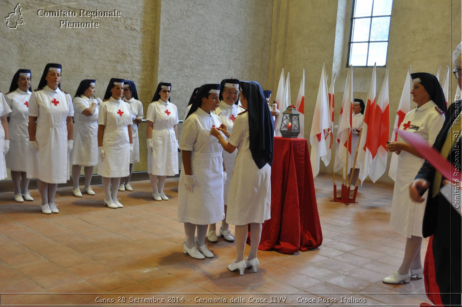 Cuneo 28 Settembre 2014 - Cerimonia della Croce IIVV - Croce Rossa Italiana- Comitato Regionale del Piemonte