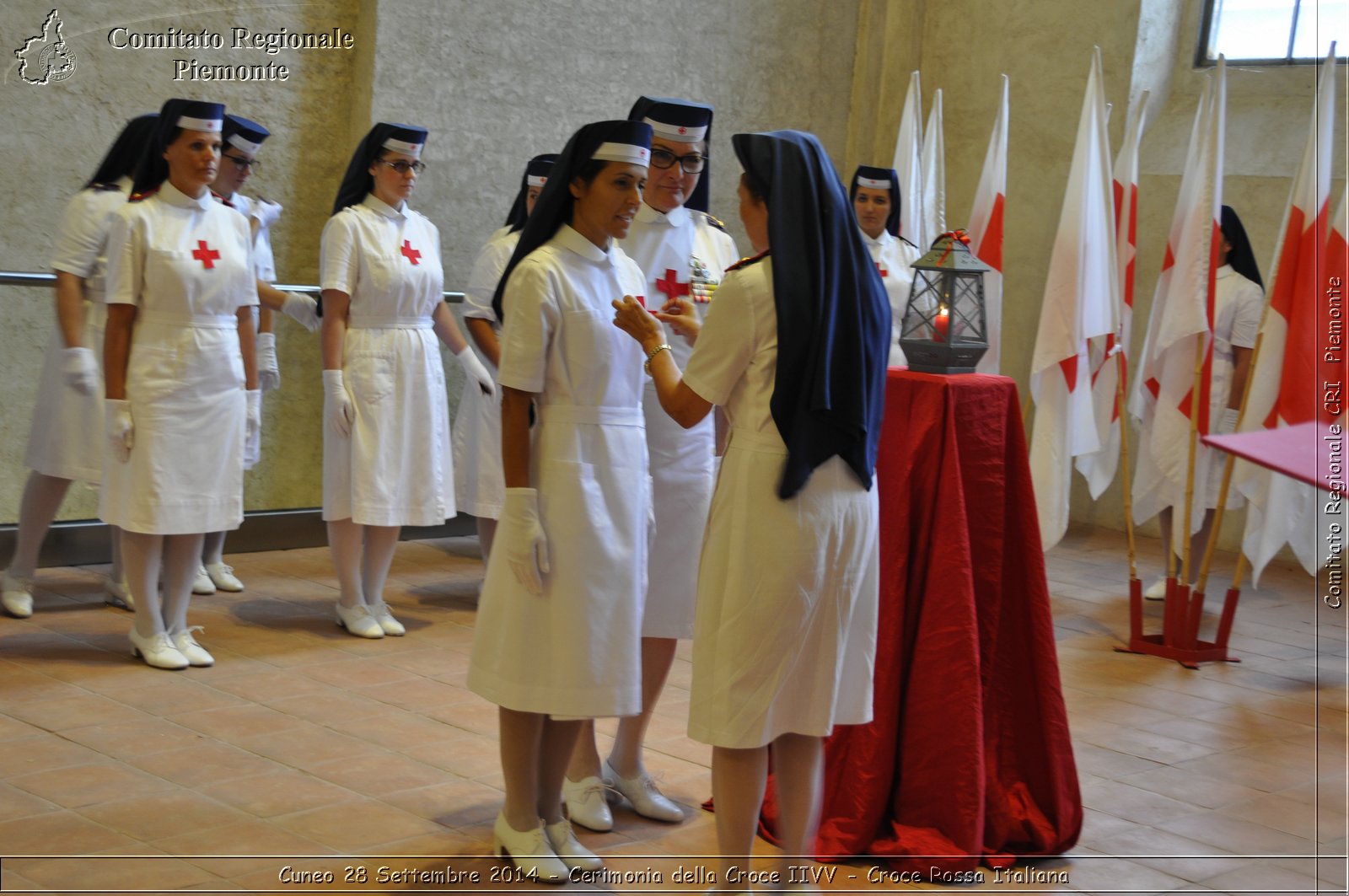 Cuneo 28 Settembre 2014 - Cerimonia della Croce IIVV - Croce Rossa Italiana- Comitato Regionale del Piemonte