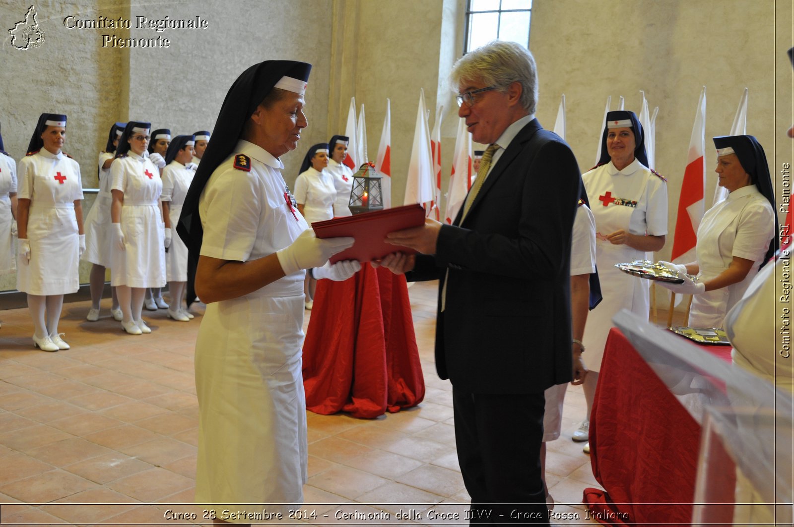 Cuneo 28 Settembre 2014 - Cerimonia della Croce IIVV - Croce Rossa Italiana- Comitato Regionale del Piemonte