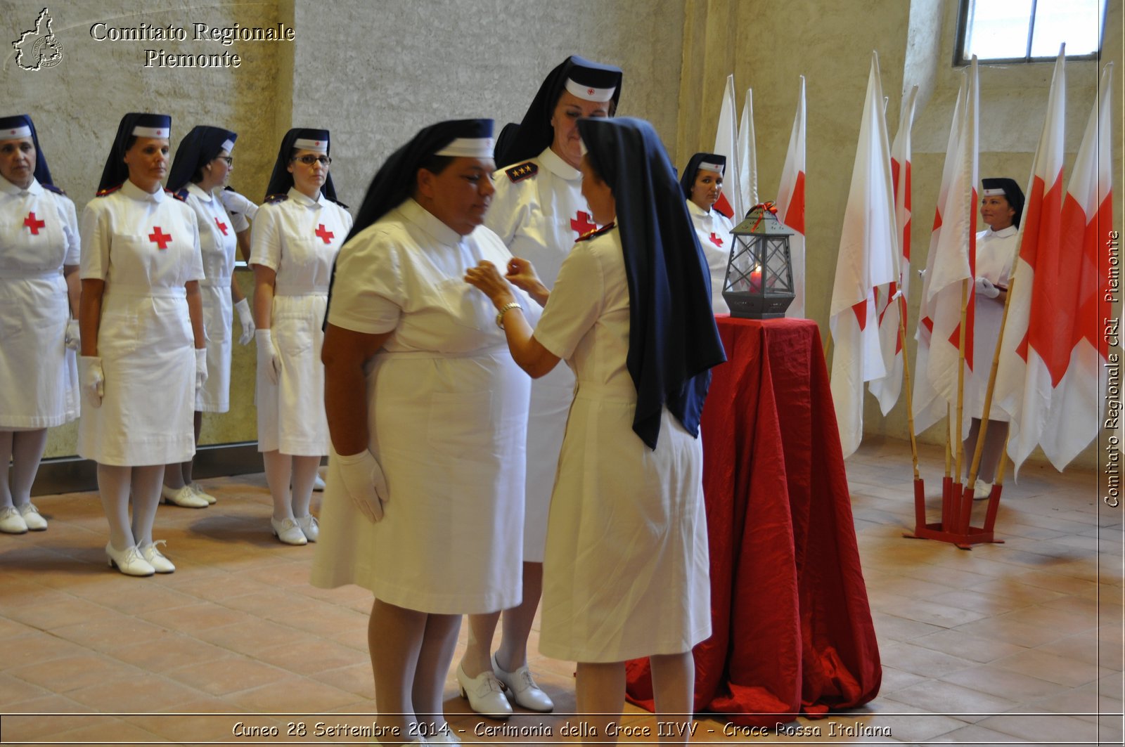 Cuneo 28 Settembre 2014 - Cerimonia della Croce IIVV - Croce Rossa Italiana- Comitato Regionale del Piemonte