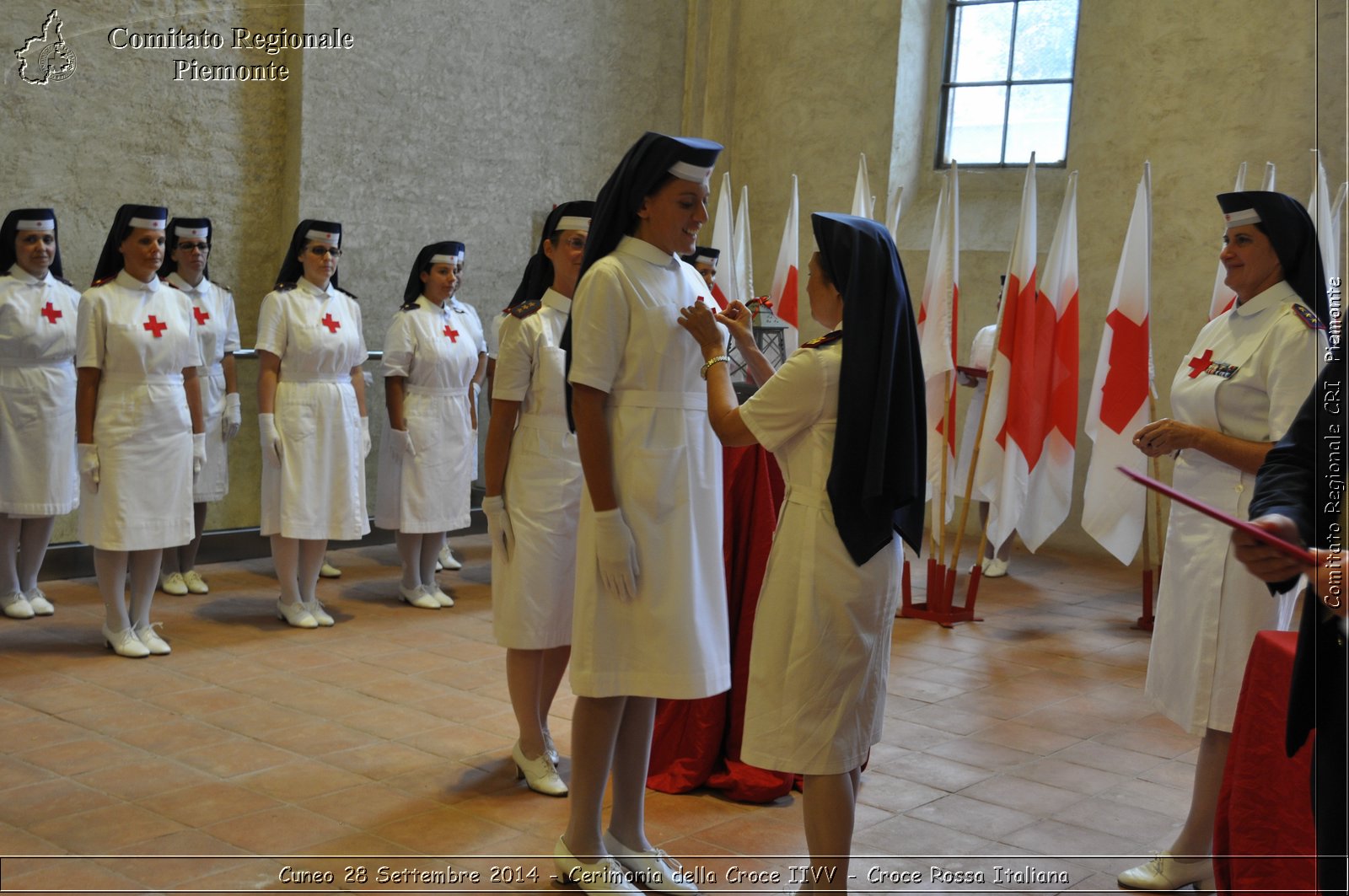 Cuneo 28 Settembre 2014 - Cerimonia della Croce IIVV - Croce Rossa Italiana- Comitato Regionale del Piemonte