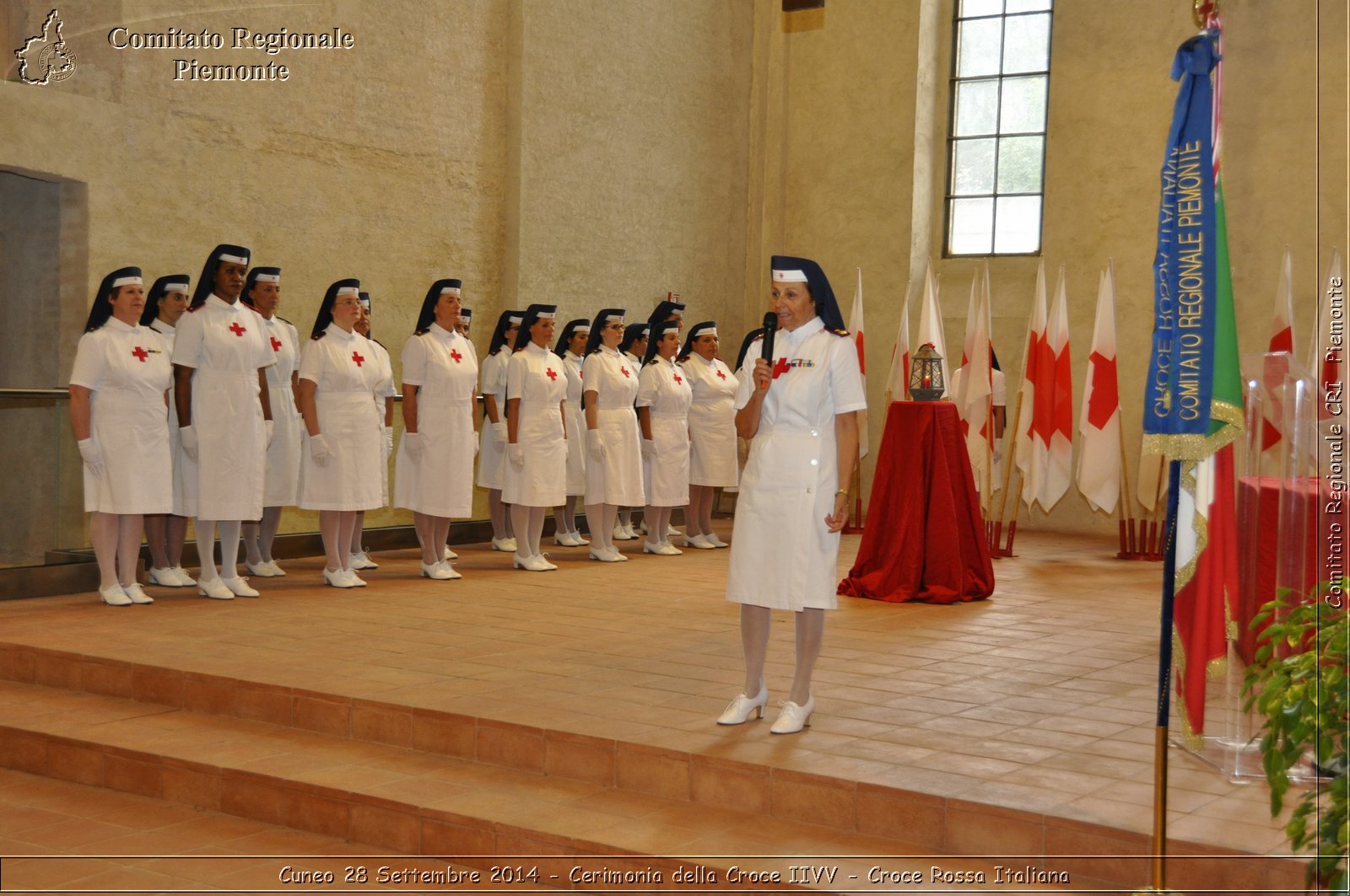 Cuneo 28 Settembre 2014 - Cerimonia della Croce IIVV - Croce Rossa Italiana- Comitato Regionale del Piemonte