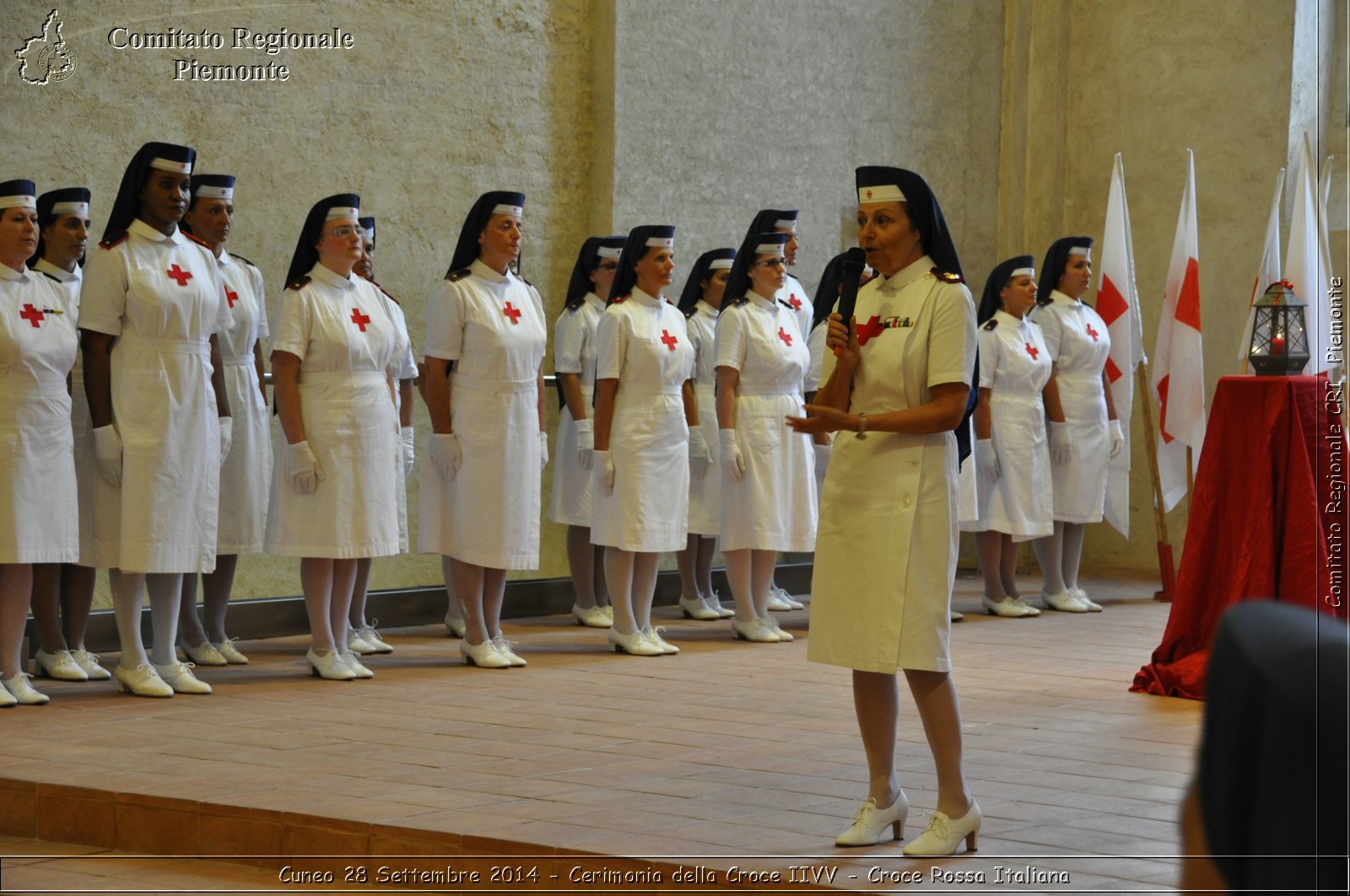 Cuneo 28 Settembre 2014 - Cerimonia della Croce IIVV - Croce Rossa Italiana- Comitato Regionale del Piemonte