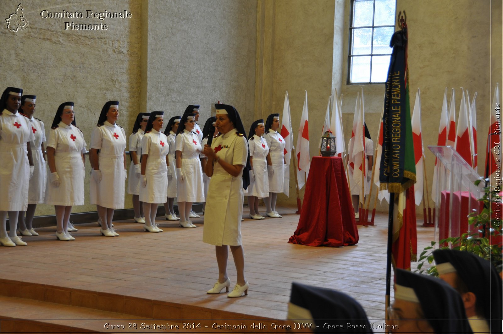 Cuneo 28 Settembre 2014 - Cerimonia della Croce IIVV - Croce Rossa Italiana- Comitato Regionale del Piemonte