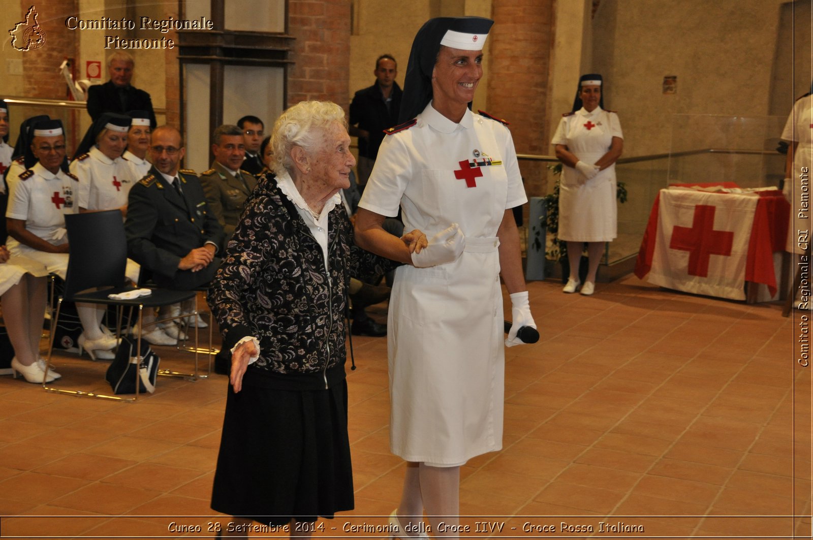 Cuneo 28 Settembre 2014 - Cerimonia della Croce IIVV - Croce Rossa Italiana- Comitato Regionale del Piemonte