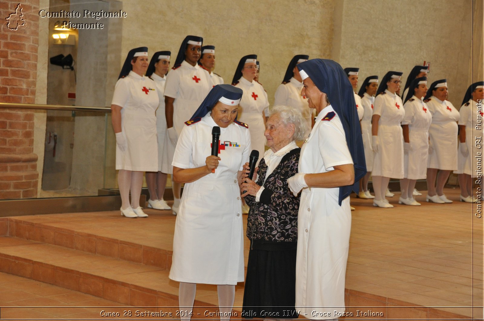 Cuneo 28 Settembre 2014 - Cerimonia della Croce IIVV - Croce Rossa Italiana- Comitato Regionale del Piemonte