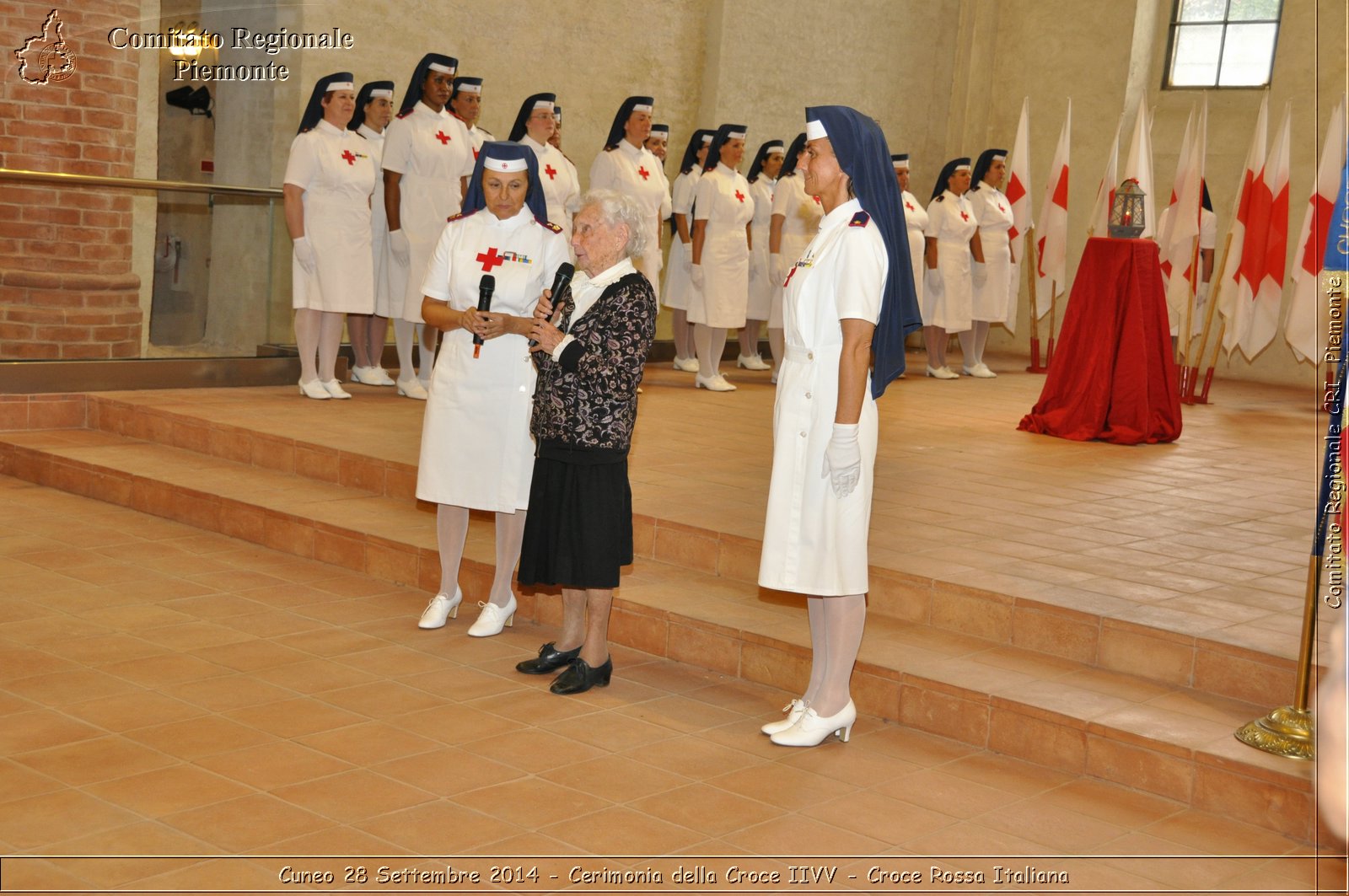 Cuneo 28 Settembre 2014 - Cerimonia della Croce IIVV - Croce Rossa Italiana- Comitato Regionale del Piemonte