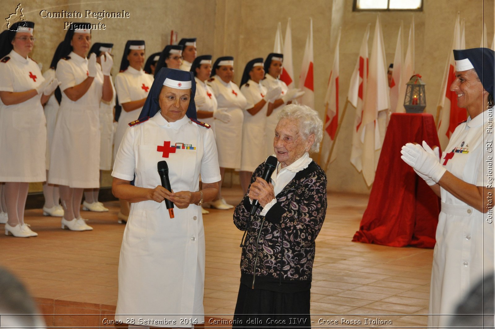 Cuneo 28 Settembre 2014 - Cerimonia della Croce IIVV - Croce Rossa Italiana- Comitato Regionale del Piemonte