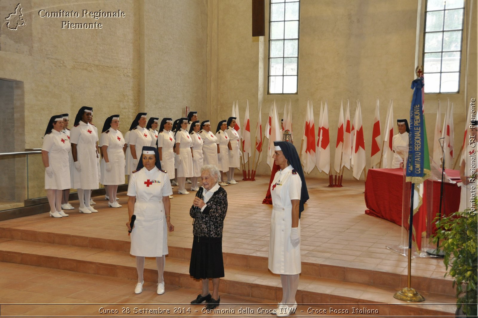 Cuneo 28 Settembre 2014 - Cerimonia della Croce IIVV - Croce Rossa Italiana- Comitato Regionale del Piemonte