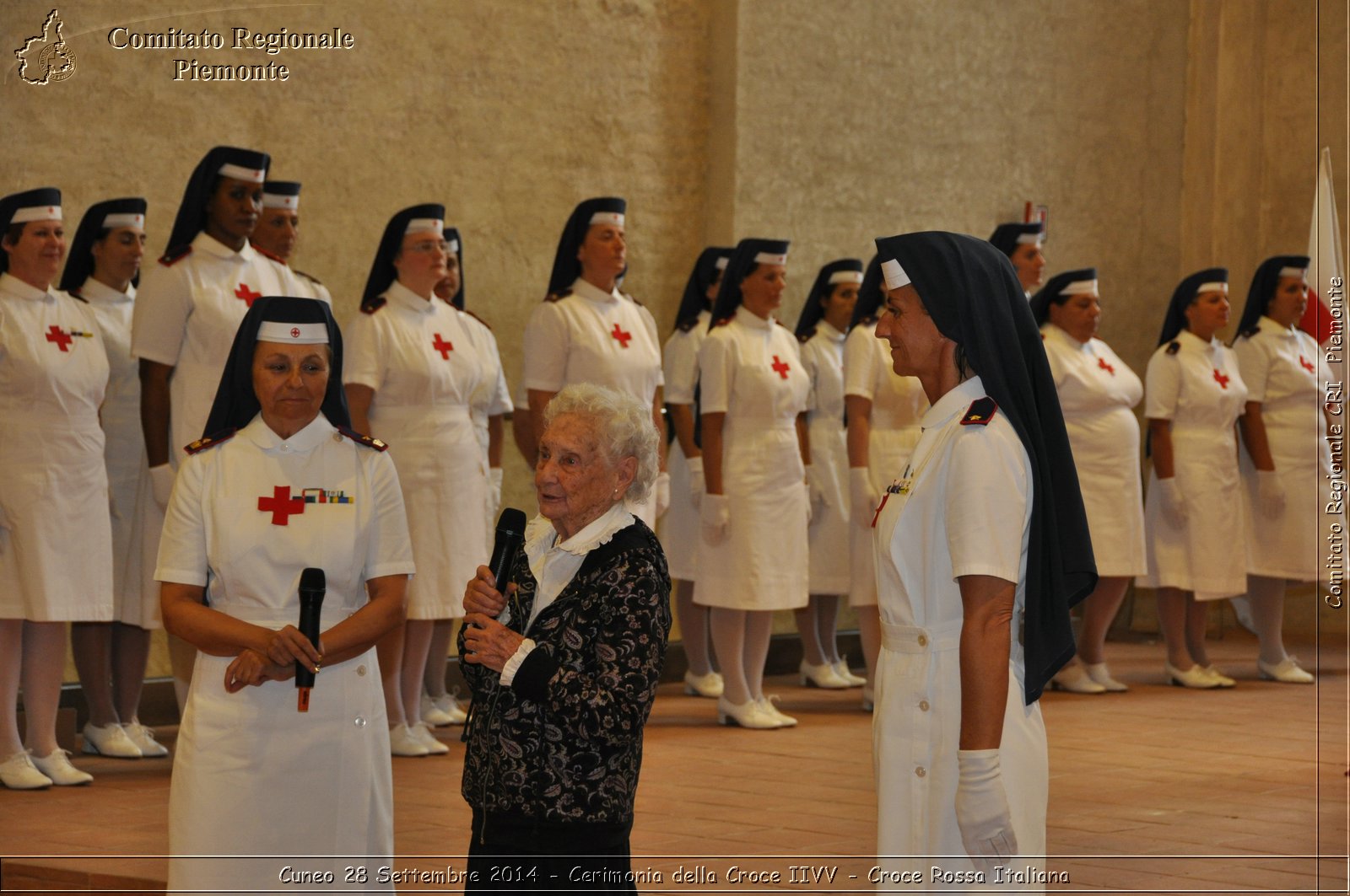 Cuneo 28 Settembre 2014 - Cerimonia della Croce IIVV - Croce Rossa Italiana- Comitato Regionale del Piemonte