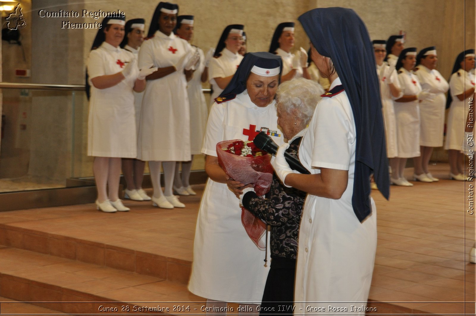 Cuneo 28 Settembre 2014 - Cerimonia della Croce IIVV - Croce Rossa Italiana- Comitato Regionale del Piemonte