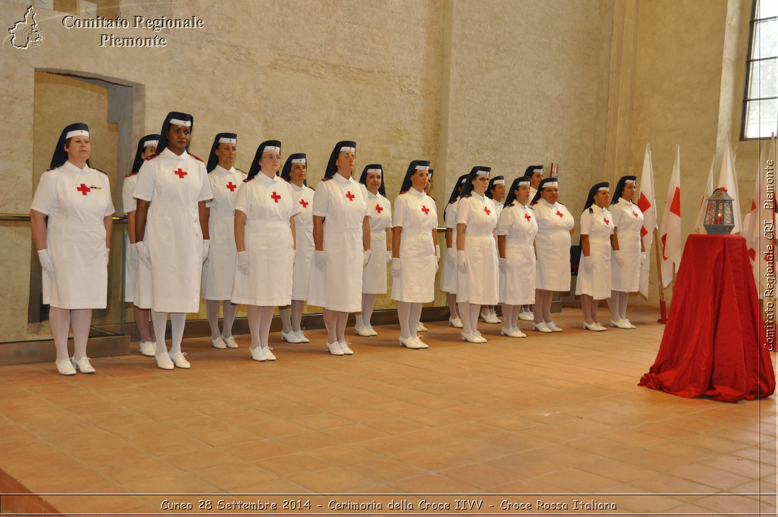 Cuneo 28 Settembre 2014 - Cerimonia della Croce IIVV - Croce Rossa Italiana- Comitato Regionale del Piemonte