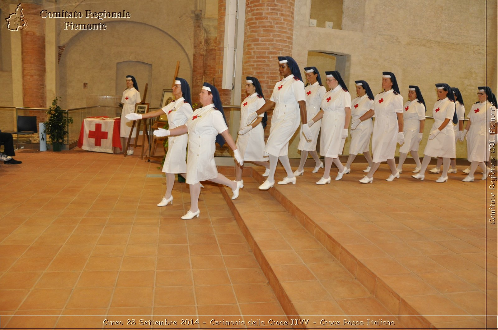 Cuneo 28 Settembre 2014 - Cerimonia della Croce IIVV - Croce Rossa Italiana- Comitato Regionale del Piemonte