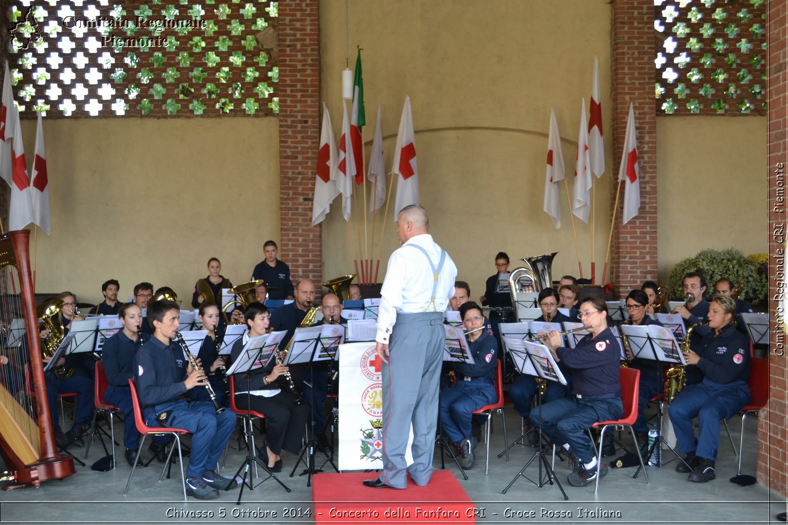 Chivasso 5 Ottobre 2014 - Concerto della Fanfara CRI - Croce Rossa Italiana- Comitato Regionale del Piemonte