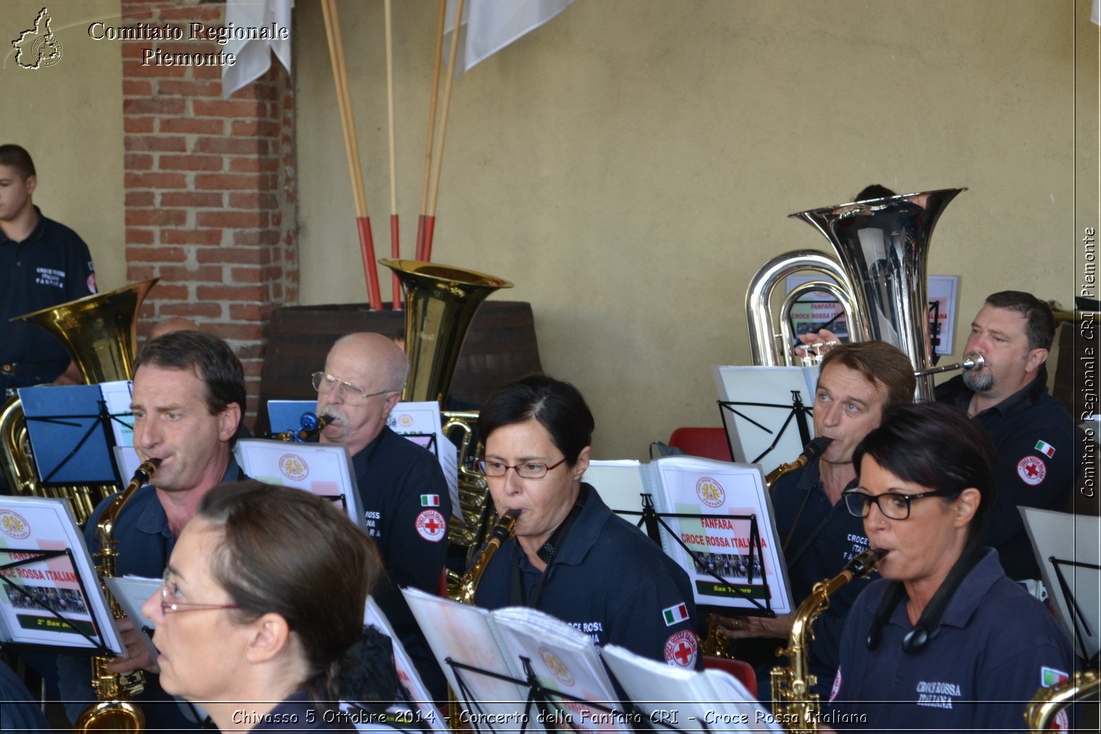 Chivasso 5 Ottobre 2014 - Concerto della Fanfara CRI - Croce Rossa Italiana- Comitato Regionale del Piemonte