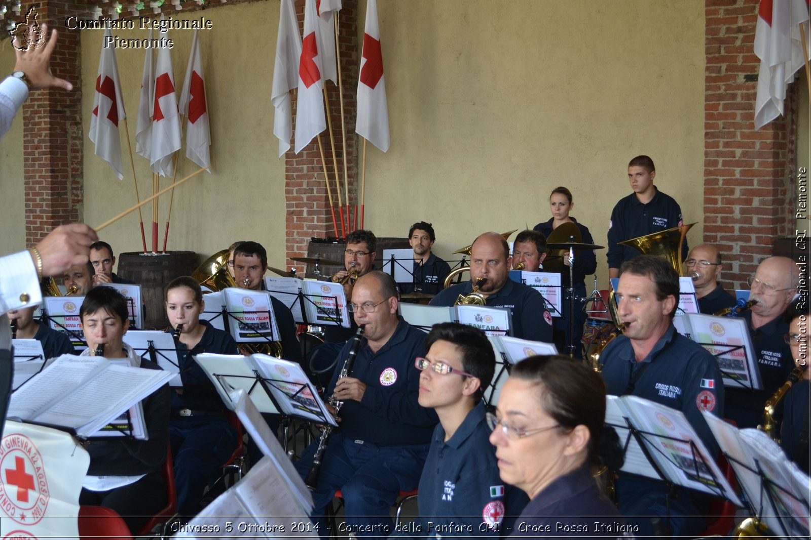 Chivasso 5 Ottobre 2014 - Concerto della Fanfara CRI - Croce Rossa Italiana- Comitato Regionale del Piemonte