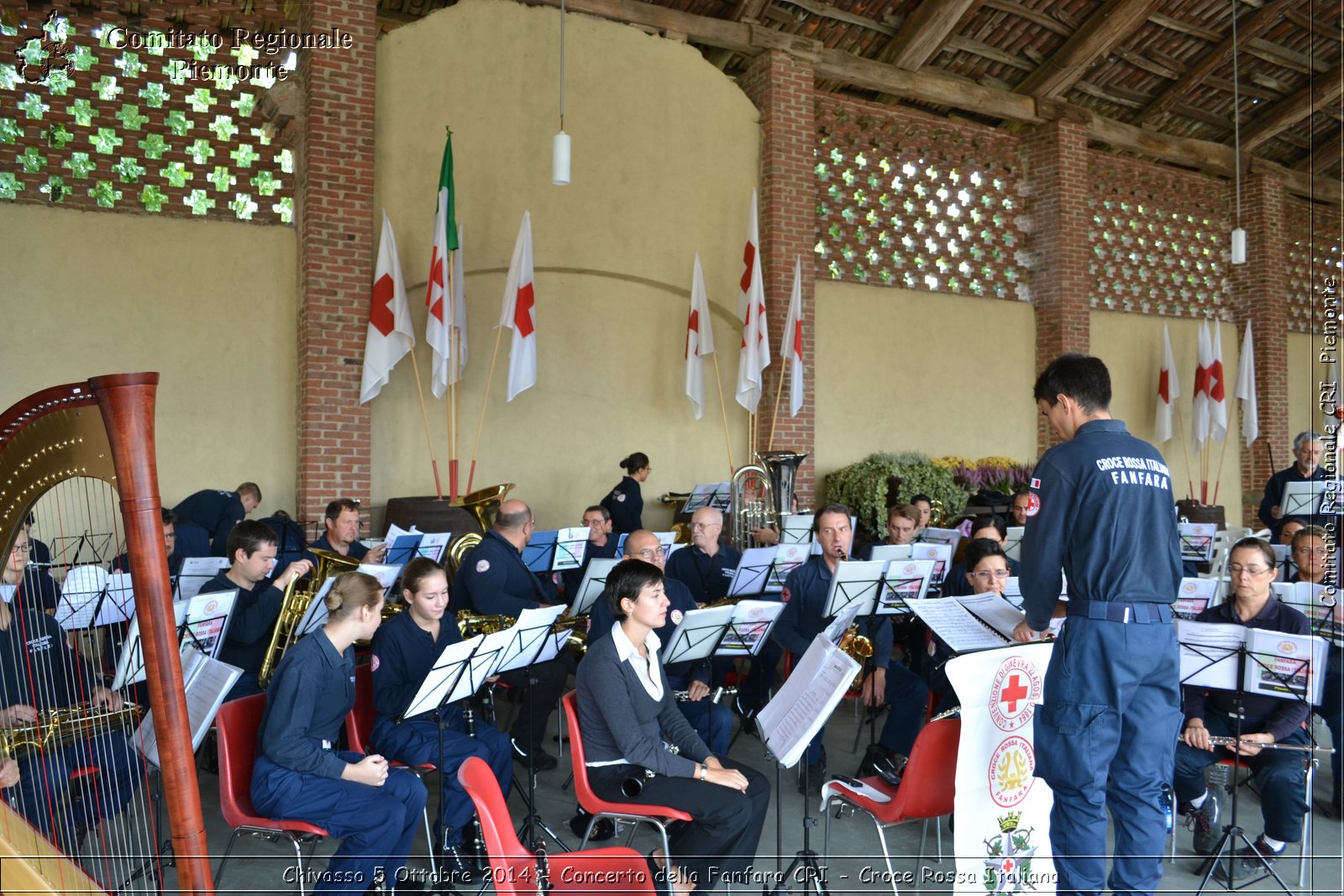 Chivasso 5 Ottobre 2014 - Concerto della Fanfara CRI - Croce Rossa Italiana- Comitato Regionale del Piemonte