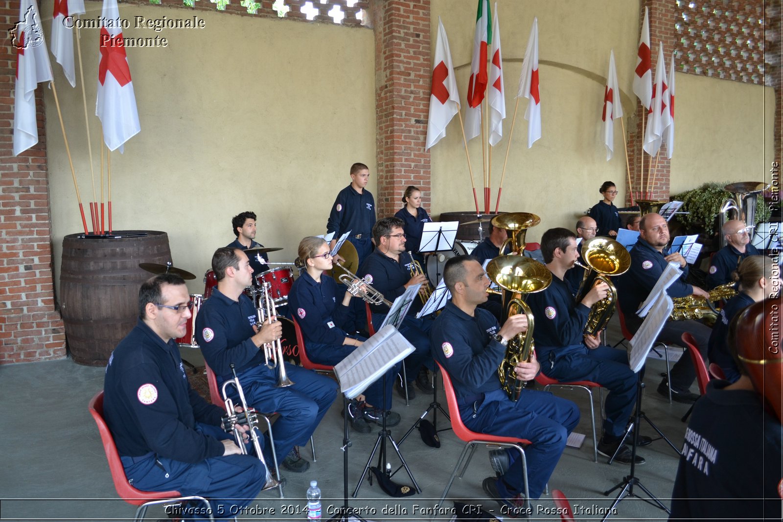 Chivasso 5 Ottobre 2014 - Concerto della Fanfara CRI - Croce Rossa Italiana- Comitato Regionale del Piemonte