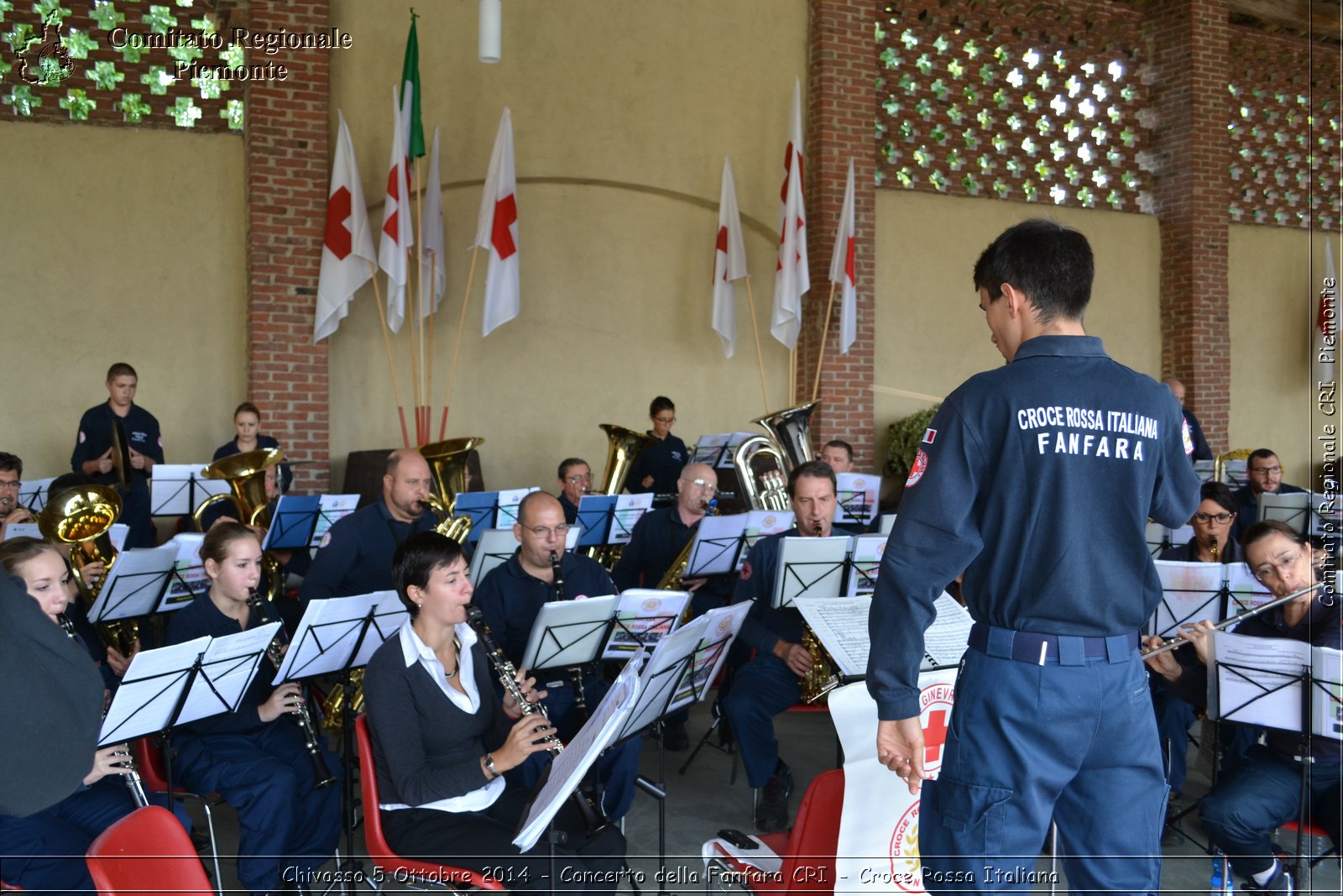 Chivasso 5 Ottobre 2014 - Concerto della Fanfara CRI - Croce Rossa Italiana- Comitato Regionale del Piemonte