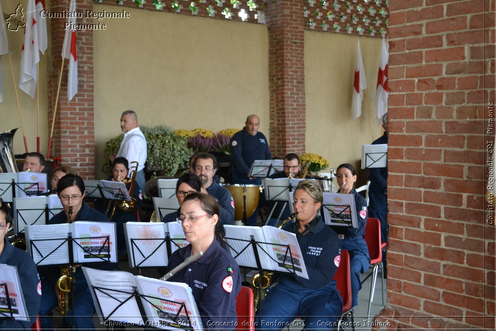 Chivasso 5 Ottobre 2014 - Concerto della Fanfara CRI - Croce Rossa Italiana- Comitato Regionale del Piemonte