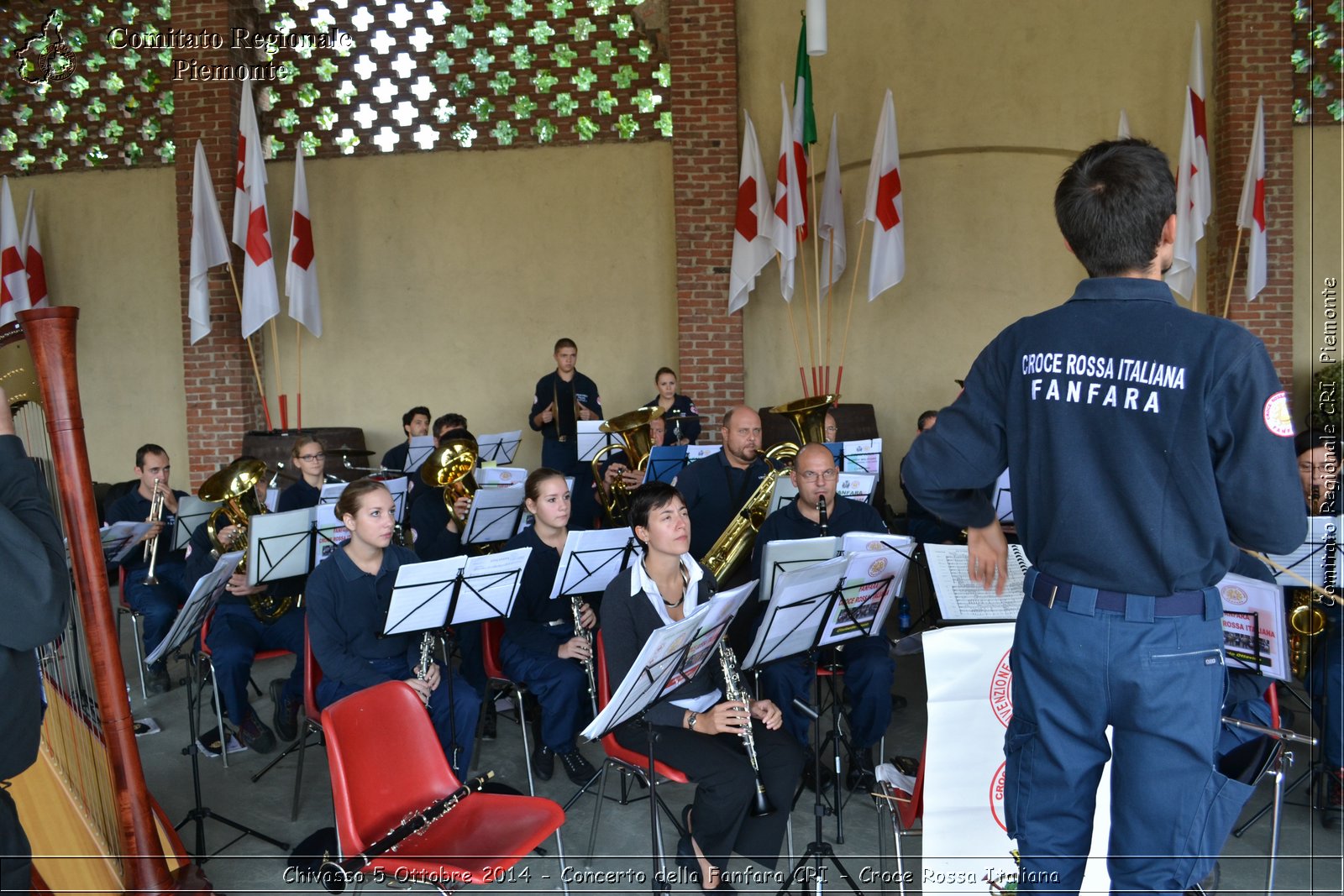 Chivasso 5 Ottobre 2014 - Concerto della Fanfara CRI - Croce Rossa Italiana- Comitato Regionale del Piemonte