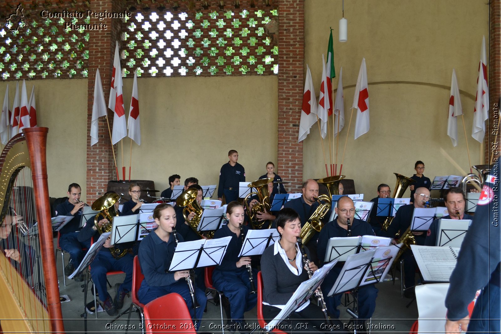 Chivasso 5 Ottobre 2014 - Concerto della Fanfara CRI - Croce Rossa Italiana- Comitato Regionale del Piemonte