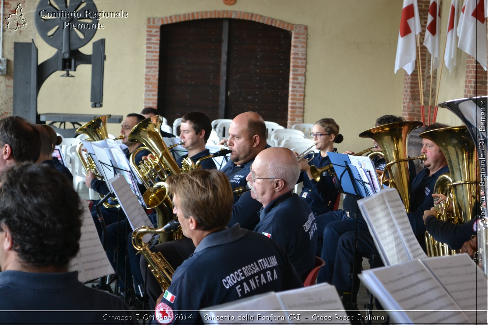 Chivasso 5 Ottobre 2014 - Concerto della Fanfara CRI - Croce Rossa Italiana- Comitato Regionale del Piemonte