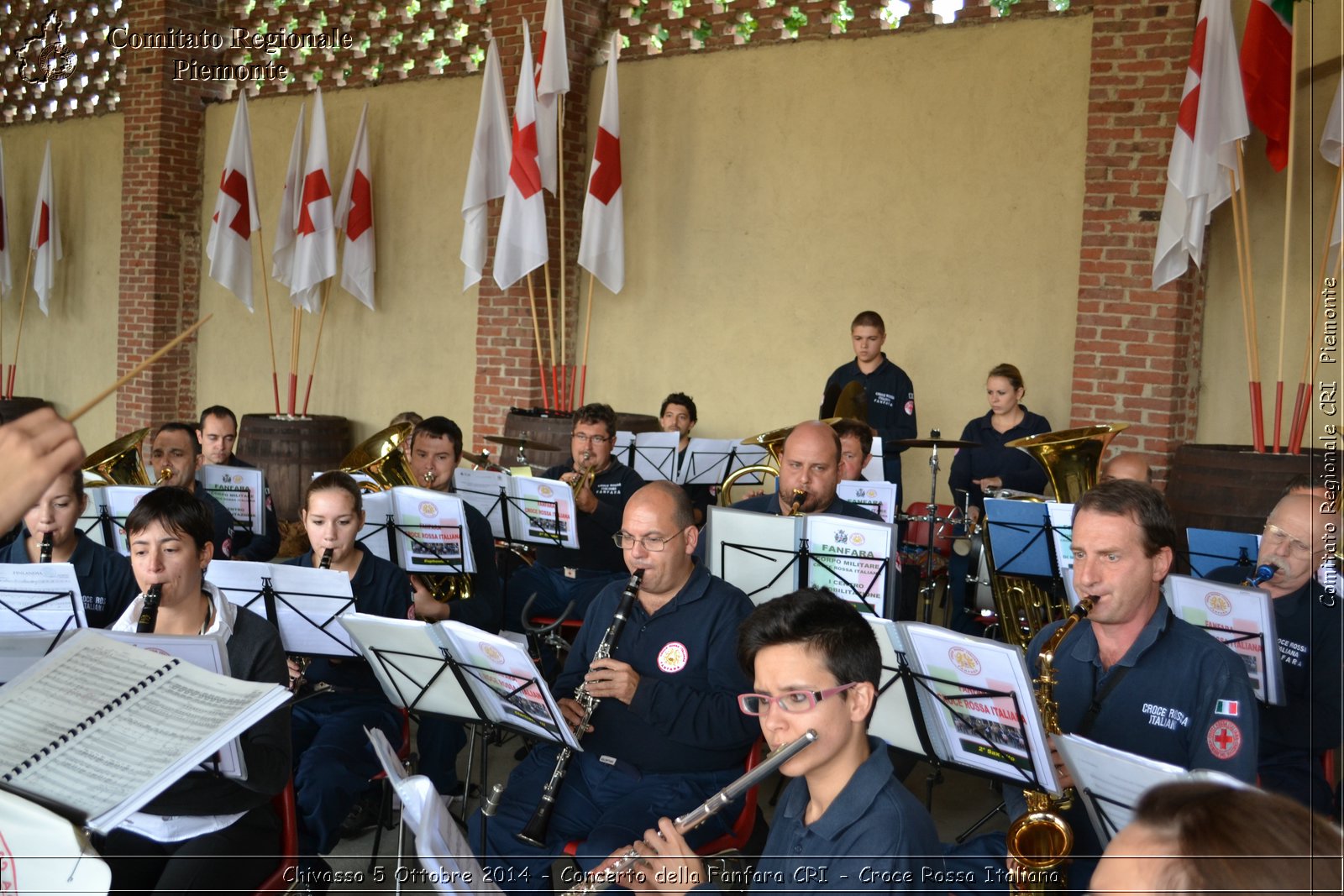 Chivasso 5 Ottobre 2014 - Concerto della Fanfara CRI - Croce Rossa Italiana- Comitato Regionale del Piemonte