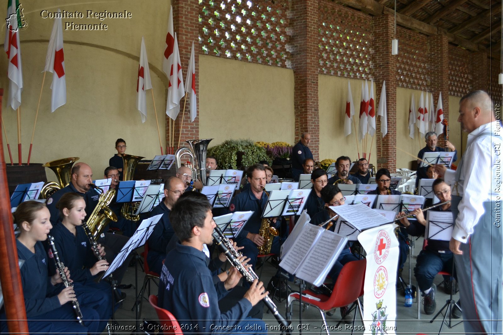 Chivasso 5 Ottobre 2014 - Concerto della Fanfara CRI - Croce Rossa Italiana- Comitato Regionale del Piemonte