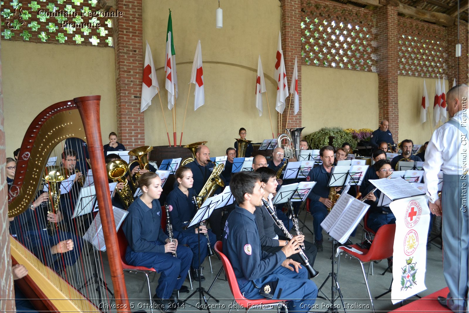 Chivasso 5 Ottobre 2014 - Concerto della Fanfara CRI - Croce Rossa Italiana- Comitato Regionale del Piemonte