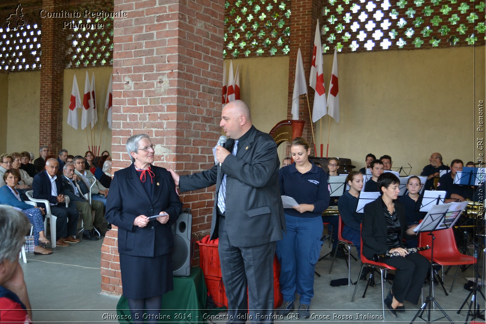 Chivasso 5 Ottobre 2014 - Concerto della Fanfara CRI - Croce Rossa Italiana- Comitato Regionale del Piemonte