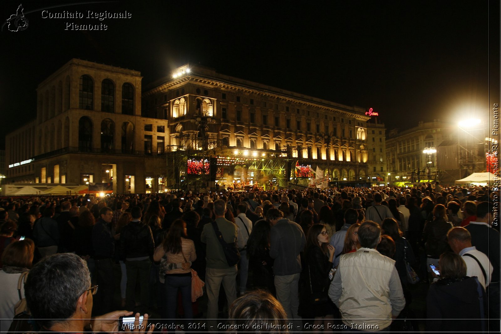 Milano 5 Ottobre 2014 - Concerto dei Nomadi - Croce Rossa Italiana- Comitato Regionale del Piemonte