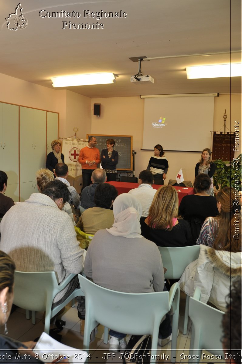 Casale M.to 8 Ottobre 2014 - JFF JOBForFamily - Croce Rossa Italiana- Comitato Regionale del Piemonte