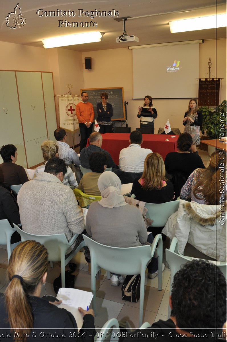 Casale M.to 8 Ottobre 2014 - JFF JOBForFamily - Croce Rossa Italiana- Comitato Regionale del Piemonte