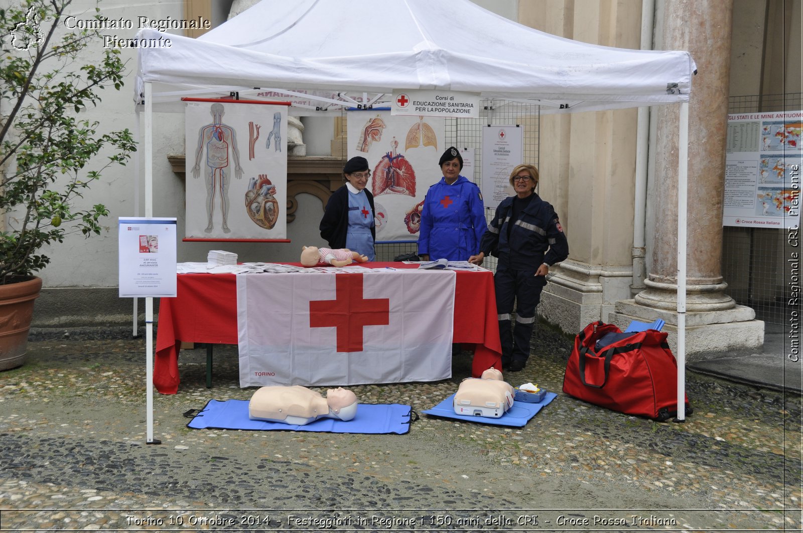 Torino 10 Ottobre 2014 - Festeggiati in Regione i 150 anni della CRI - Croce Rossa Italiana- Comitato Regionale del Piemonte