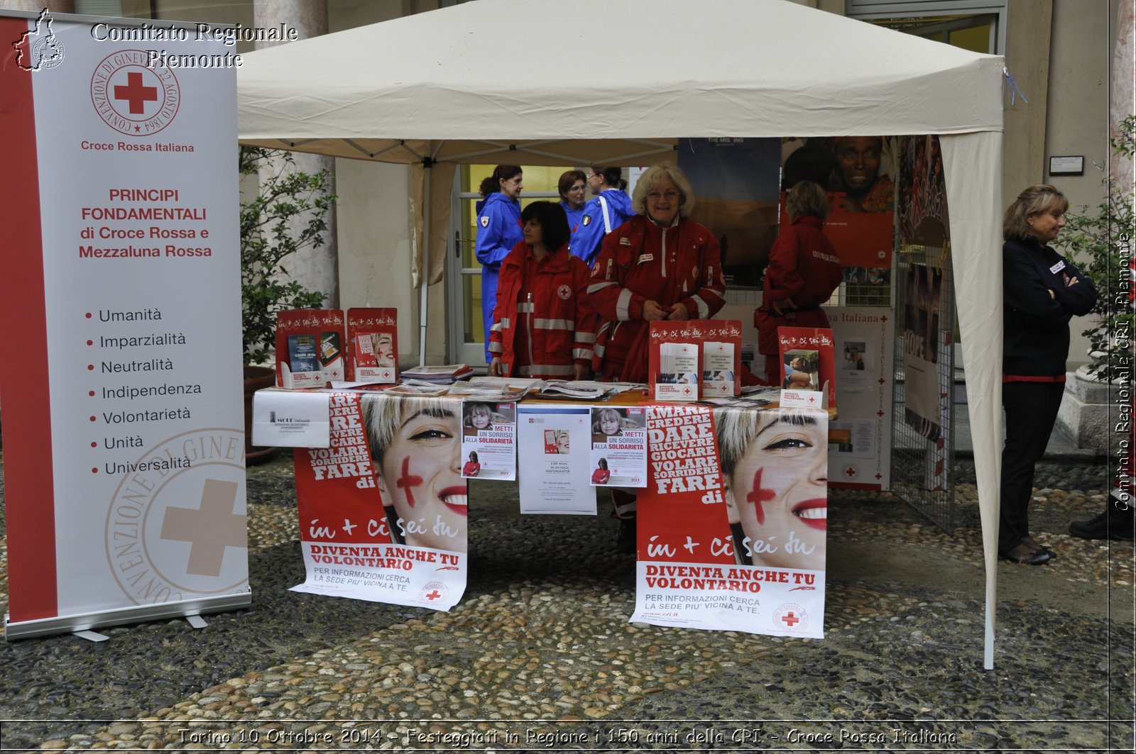 Torino 10 Ottobre 2014 - Festeggiati in Regione i 150 anni della CRI - Croce Rossa Italiana- Comitato Regionale del Piemonte